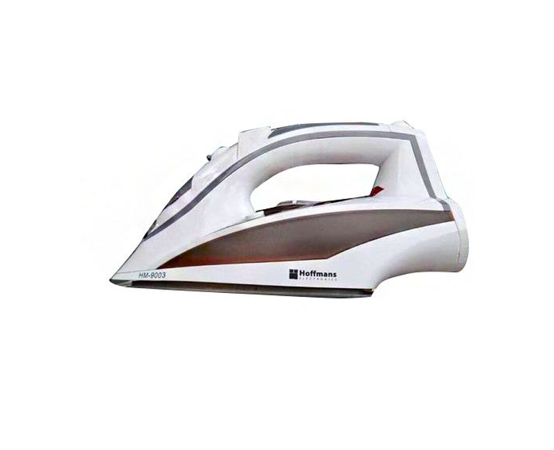 Hoffmans Steam Flat Iron With Self Cleaning - White