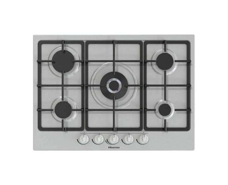 Stainless 5 Burner Gas Hob Built In Gas Stove With Automatic Ignition Fast Cooking And Durable - Multicolor