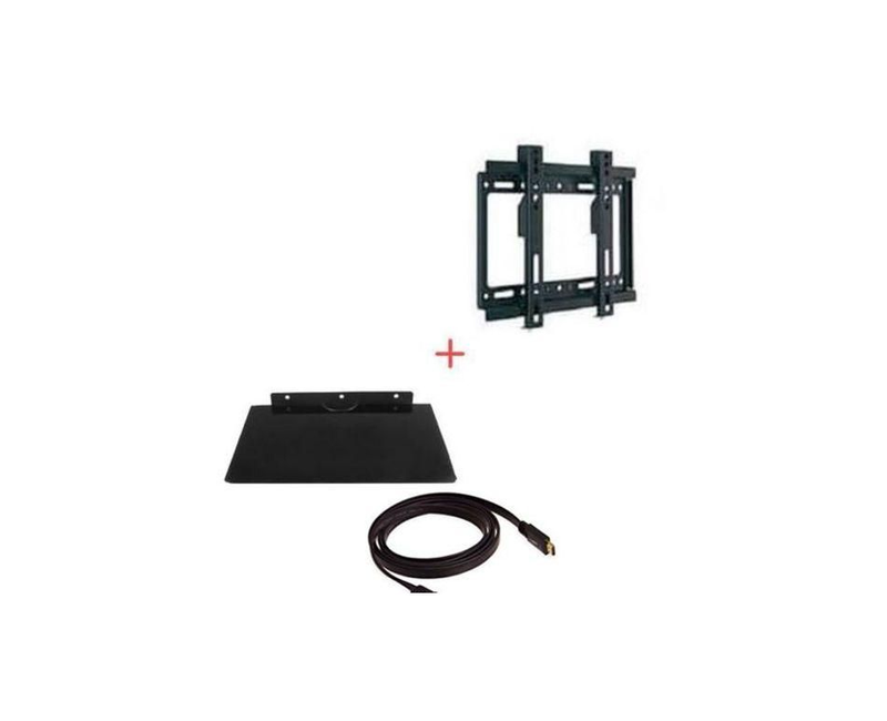 Pack Of TV Mount 14 To 42 Inches Plus DVD Decoder  Plastation Mount Plus Free TV HDMI Cable -Black