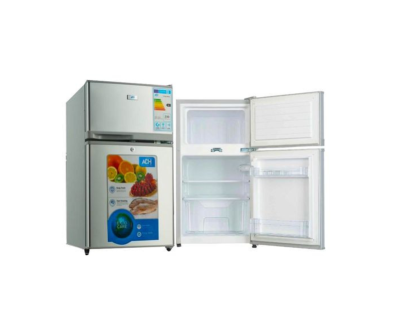 98 Liters Double Door Refrigerator Fast Cooling Fridge With Deep Freezing Compartment At The Top-Multicolours