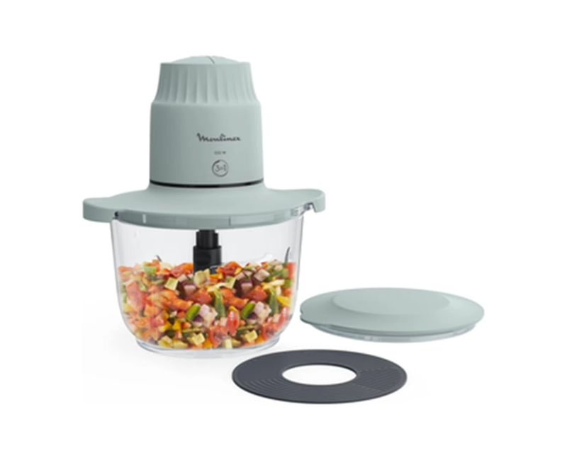 MOULINEX CHOPPER 3in1 Chopper with 2.0L Glass Bowl, 1.0L Usable, 500W 2Speed DJ603127