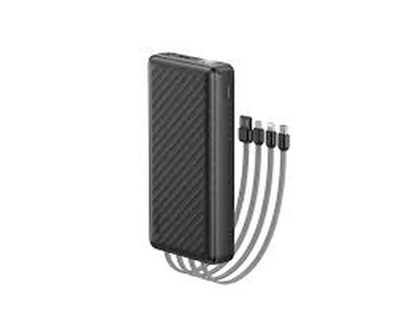 Traveler 4 20000mAh 10.5W Power Bank With Torch - Black/White