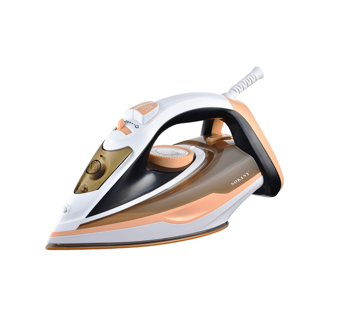 Steam And Dry Flat Iron - White, Blue