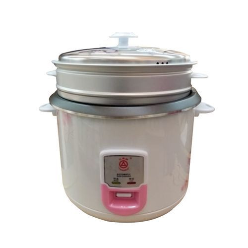 6 Litres Electric Home Rice Cooker - White,Pink