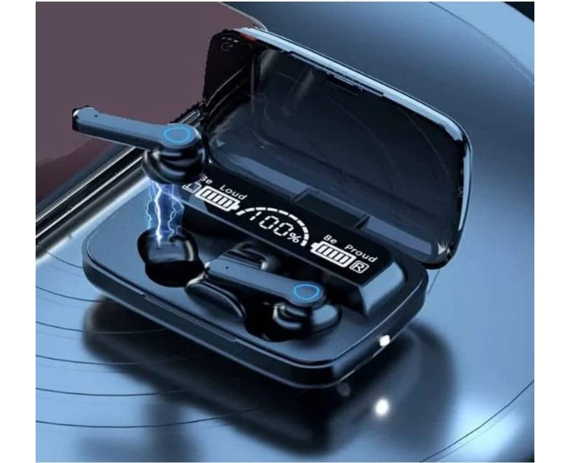 Airpods True Wireless Version Of V5.3 Earphones Stereo Earbuds Business Music Headset - Black Digital Indicator True Wireless Headset - Black