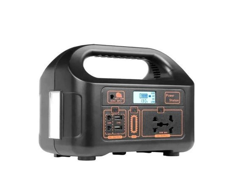 150W Inverter Camping Energy Storage 50Hz/60Hz Sine Wave 12Ah Storage System Can Connect The External Battery Outdoor Power Bank Portable Power Station 220v Inverter 110v Mobile Solar Power Supply Generator- Black