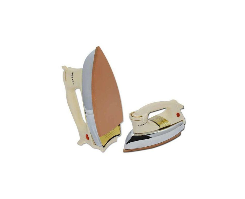 Sokany Professional Dry Flat Iron - Cream