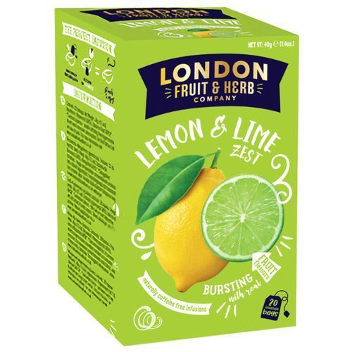 London Lemon And Lime Fruit Sure Slimming Herb 20 Tea Bags 40g