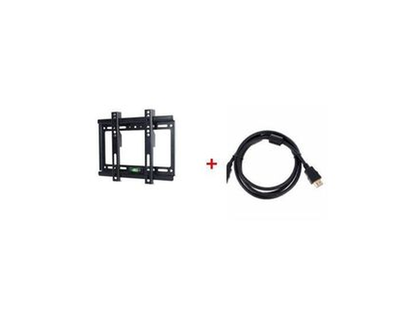 TV Wall mount 14" to 42"+HDMI Cable 1.5m-Black