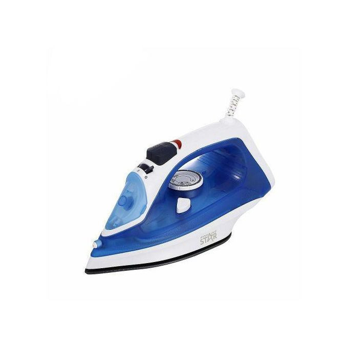 Steam Iron With Dry Ironing Waterspray Vertical Steamer, Blue