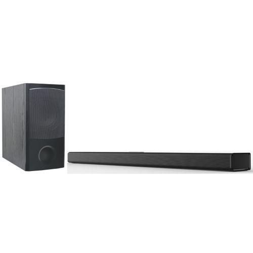 2.1 Powerful Sound Bar Speaker With Extra Bass And Crystal Clear Sound-Black