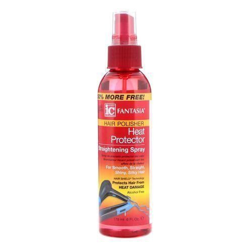 Fantasia Ic Hair Polisher, Heat Protector Straightening Spray, 6 fl oz- 178ml