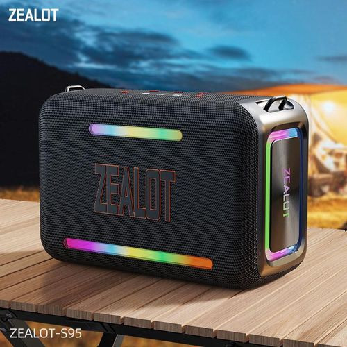 Portable Wireless Speaker With Rocking Heavy Bass And Very Clear Sound And Upto 15 Hours Of Play Time High Volume Speaker-Multicolours