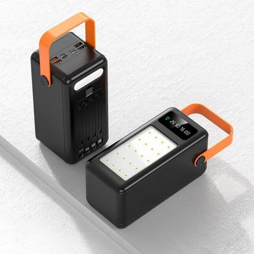 High Quality Power bank Of 80000mAh For Charging 4 Devices At Once-Black/White