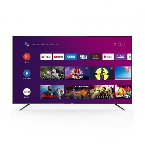 55" Smart TV, YouTube, Netflix, Inbuilt Free Local Channels, USB & HDMI Ports - Black