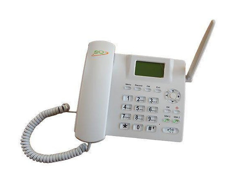 LS-930 Dual Sim Gsm Desktop Phone - White