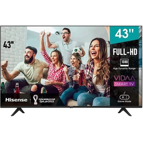 Hisense 43 Inch Smart TV LED Full HD Smart Vidaa TV With Inbuilt Decoder – Black