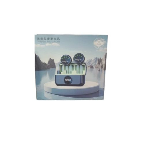 2.4G Wireless Microphone with Charging Case – High-Quality Audio for Creators With Noise Cancelation - Multicolor