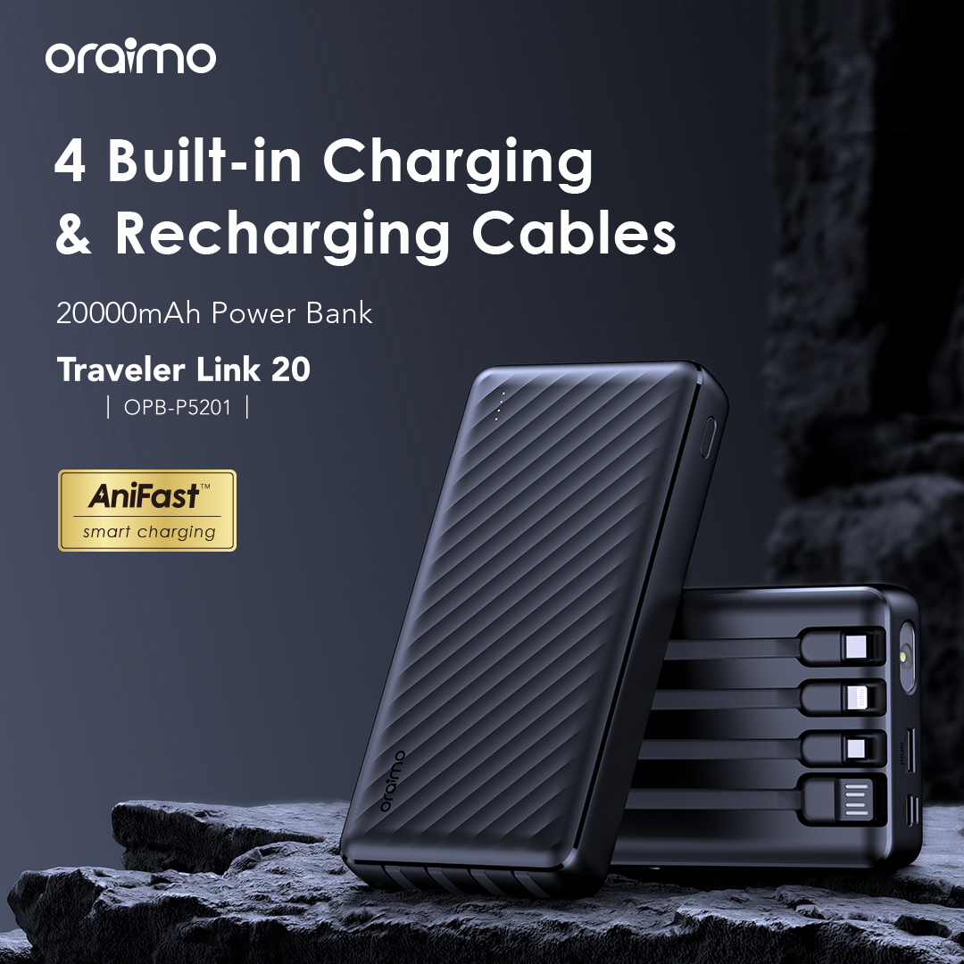 Oraimo 20000mAh 12W power Bank