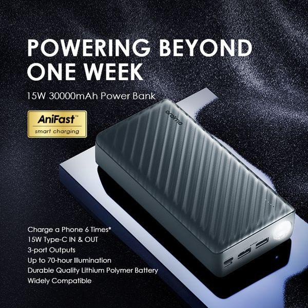 Oraimo 30000mAh 15W Portable Power Bank