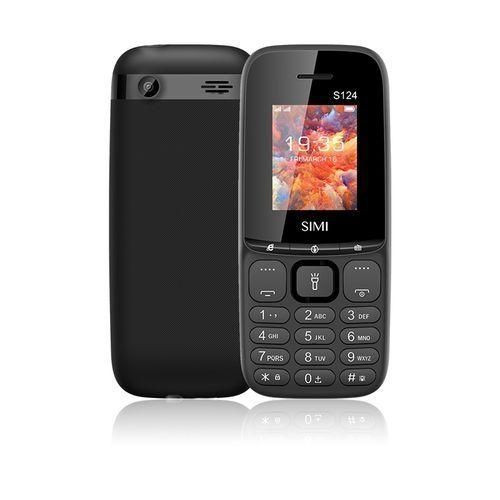 SIMI Functional Phone SIMI S124 with 1.77-Inch Screen, Dual SIM, and 1050mAh Battery