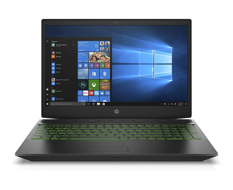 Pavilion Gaming Laptop,15.6" FHD, Intel Core i5, NVIDIA GTX 1050Ti 4GB, 8GB RAM,1TB HDD, Windows 10 - Refurbished