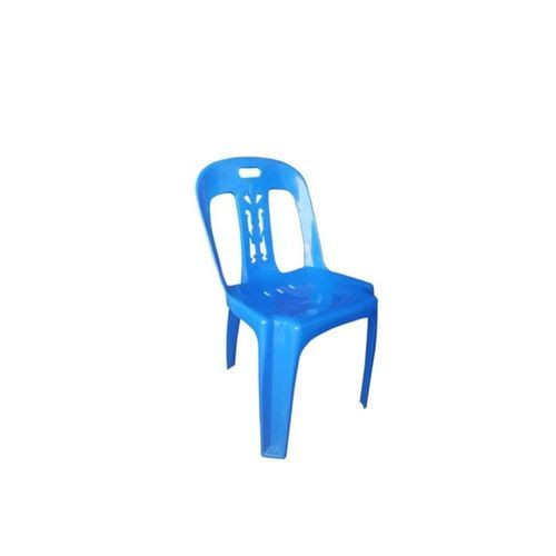 Plastic Armless Strong Chair - Colour May Vary