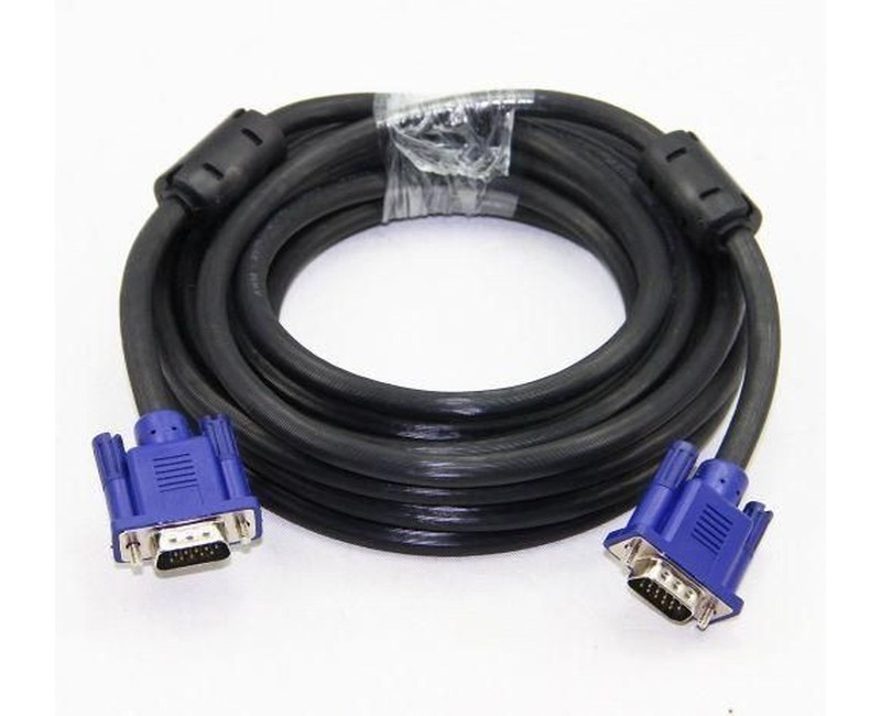 VGA To VGA High Quality Cable - Black