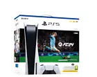 PS5 Disc Edition with FC 24 PRE-INSTALLED & 2 controllers- White- Refurbished