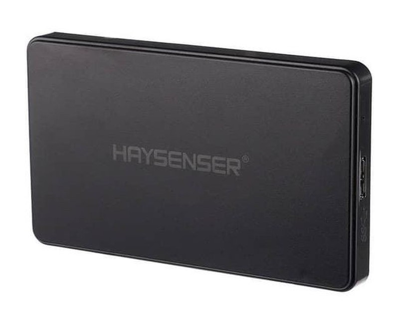 USB 3.2 Gen 1Ultra Speed Hard Drive Enclosure, Size 2.5 Inch Micro Portable Disk, Easy Convert SSD & HDD From Internal to External 5TB HDD- Black