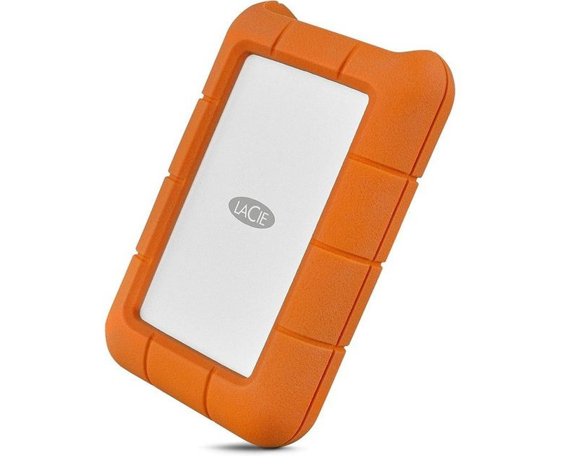 Rugged Thunderbolt USB-C 4TB External Hard Drive Portable HDD – USB 3.0 compatible, Drop Shock Dust Water Resistant, Mac and PC Computer Desktop Workstation Laptop, 1 Mo Adobe CC (STFS4000800) -Orange