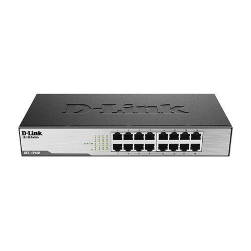 16 Port network switch - Black