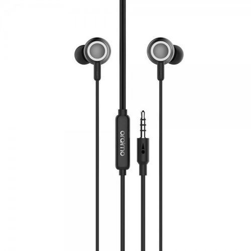 Bass Boost Metal In Earphone - Black