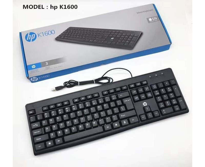Hp K1600 Business USB Keyboard - Black