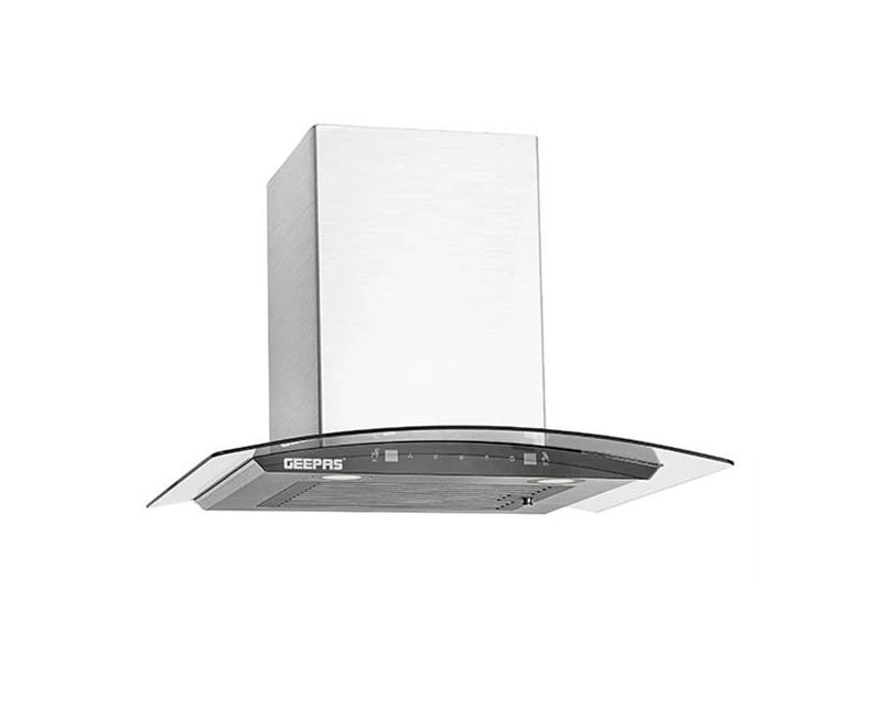 GHD 601 60CM/SS/Wide Curved Glass Hood CHIMNEY Medium each