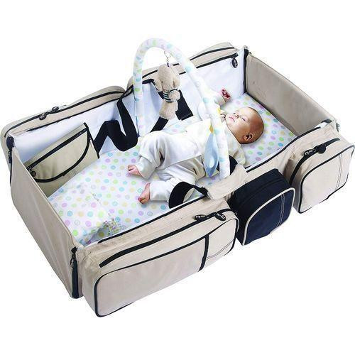 2 In 1 Bed And Bag For Baby - Color May Differ Blue,Pink,Gray