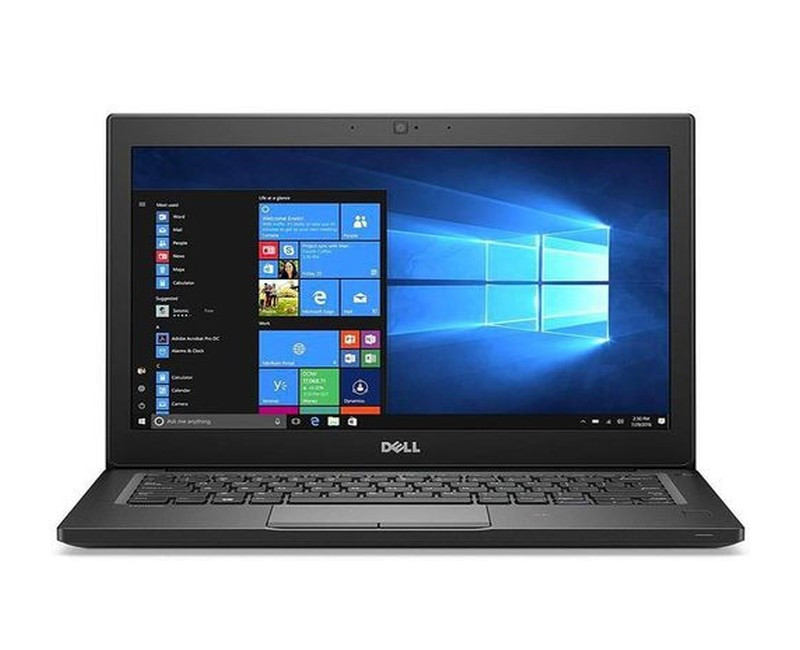 Latitude 7280, 12.5" HD, Intel Core I5, 8GB DDR4, 256GB SSD, Windows 11 Pro-Black - Refurbished