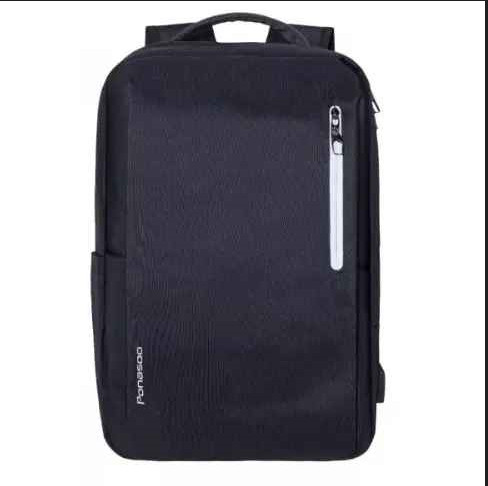 School Bag Laptop Bag Backpack - Black