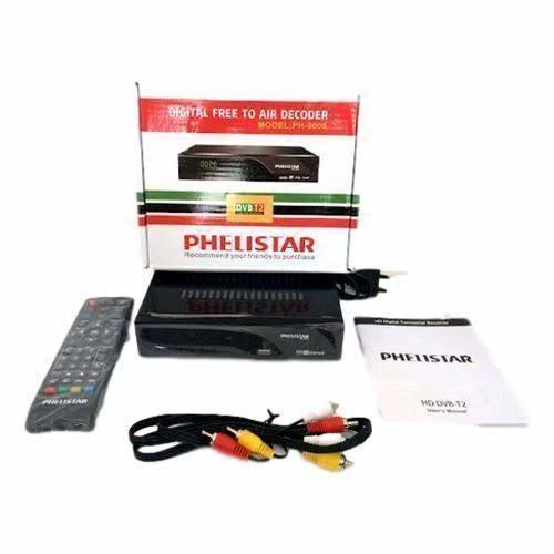 Phelistar Free To Air Decoder System - Black