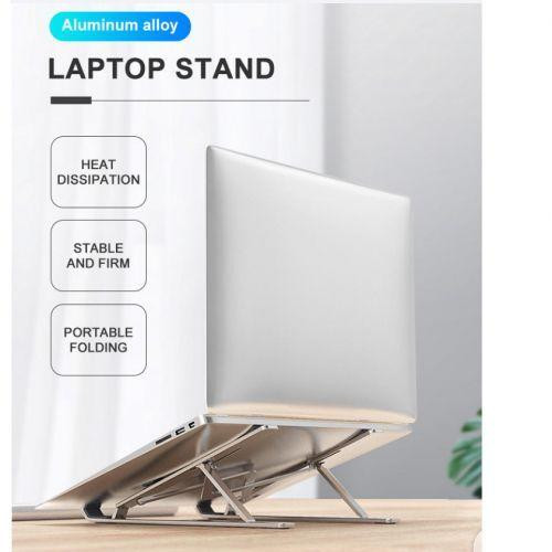 Aluminum Adjustable Laptop Stand (MacBook, Lenovo, Dell, Hp)