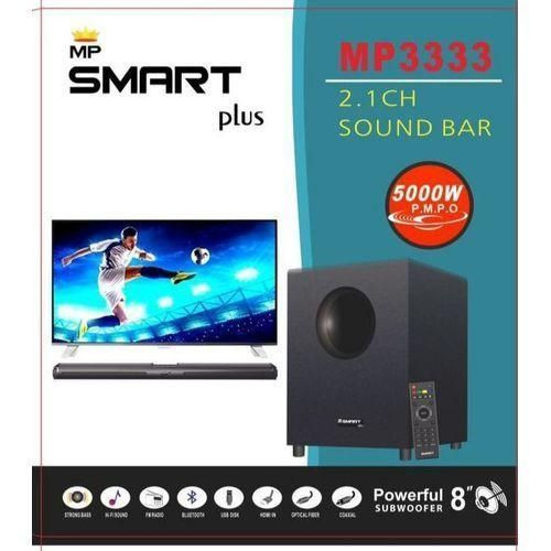 2.1Ch Multimedia Powerful Subwoofer And Soundbar-Black