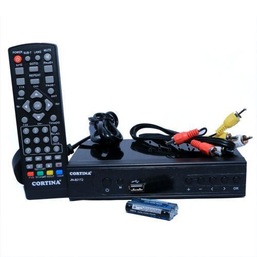 Cortina UCC Certified Free To Air Digital Decoder - Black