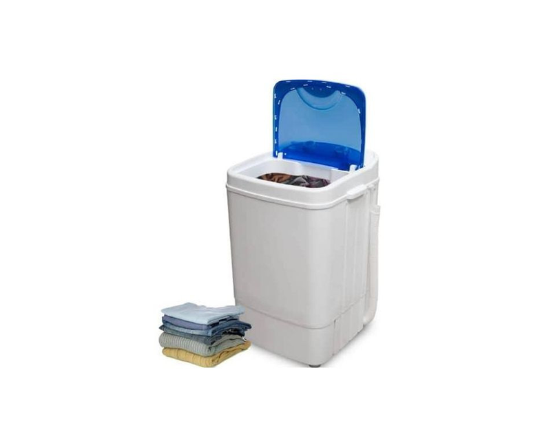 8 Kg Laundry Automatic Baby And Shoe Portable Top Load Single Tub Mini Washing Machine With Spin Dryer Basket-Multicolor