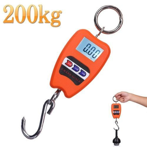 Weighing Scale With Clear Digital Screen-Orange