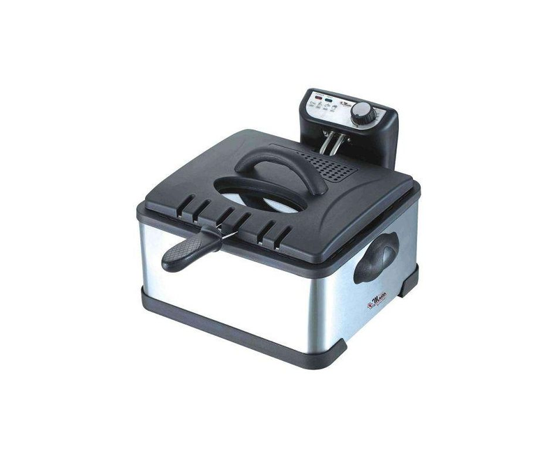 4.5L Electric Deep Fryer with Oil Filter System, Deep Fat Frying Pan With Adjustable Temperature Control Stainless Steel Chip Fryer Removable Fryer Basket with Lids Tank - Multicolor Electro Master