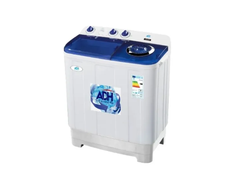 ADH 8KG TWIN TUB WASHING MACHINE WHITE