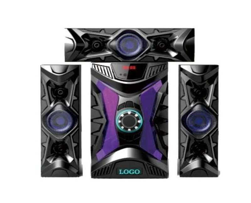 3.1 Multimedia subwoofer Speaker System With Extra Bass-Black