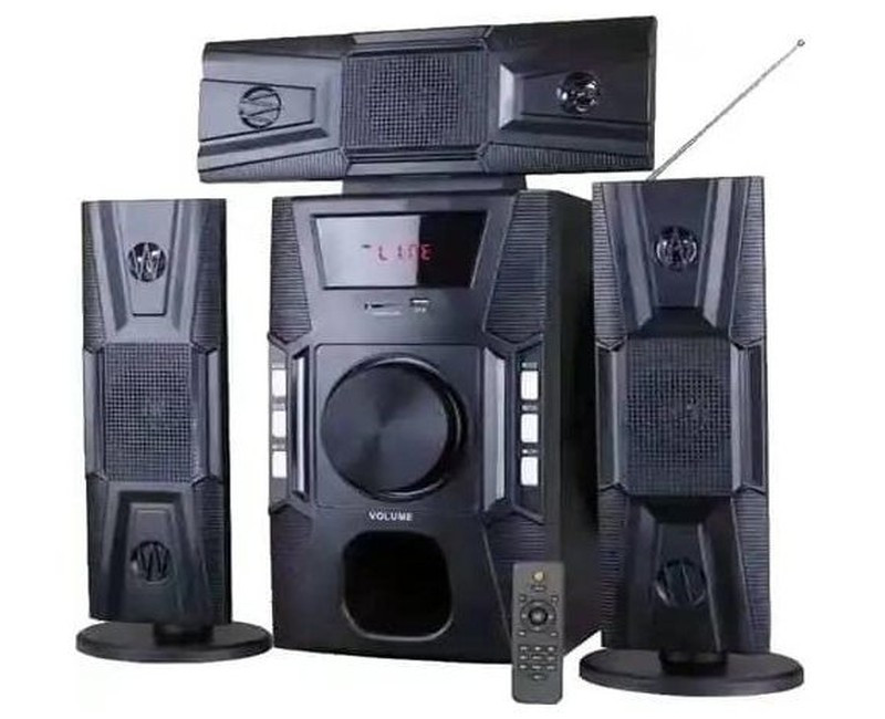 3.1 Home Theatre System Speaker With Remote Control Bluetooth -Black