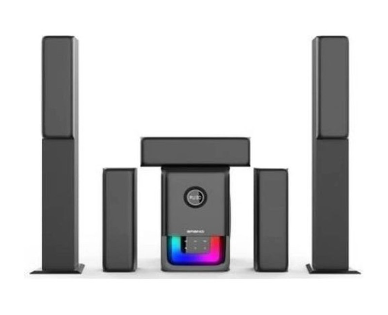 2.1 Multimedia Speaker System Subwoofer With Digital Fm Tuner-Black