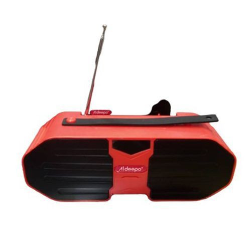 Bluetooth Speaker With Extra Hours Of Play Time And Bass-Black Red Blue